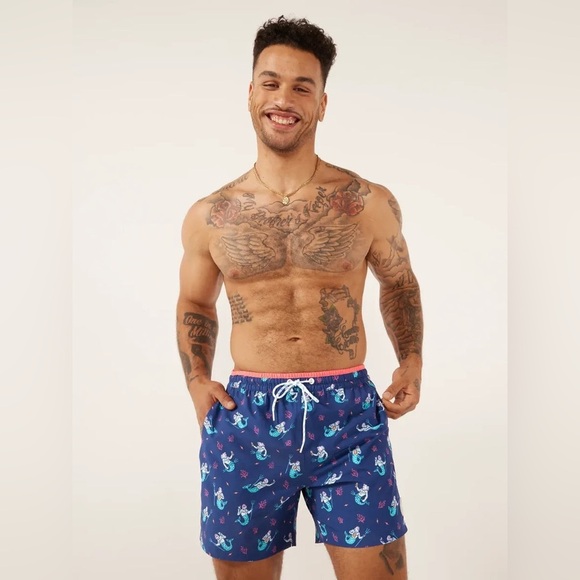 Chubbies ‘Triton of the Seas” Swim Trunks. 5.5” inseam. NWT! - Picture 1 of 9